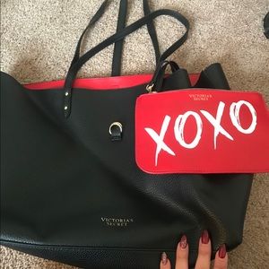Victoria’s Secret tote and wristlet